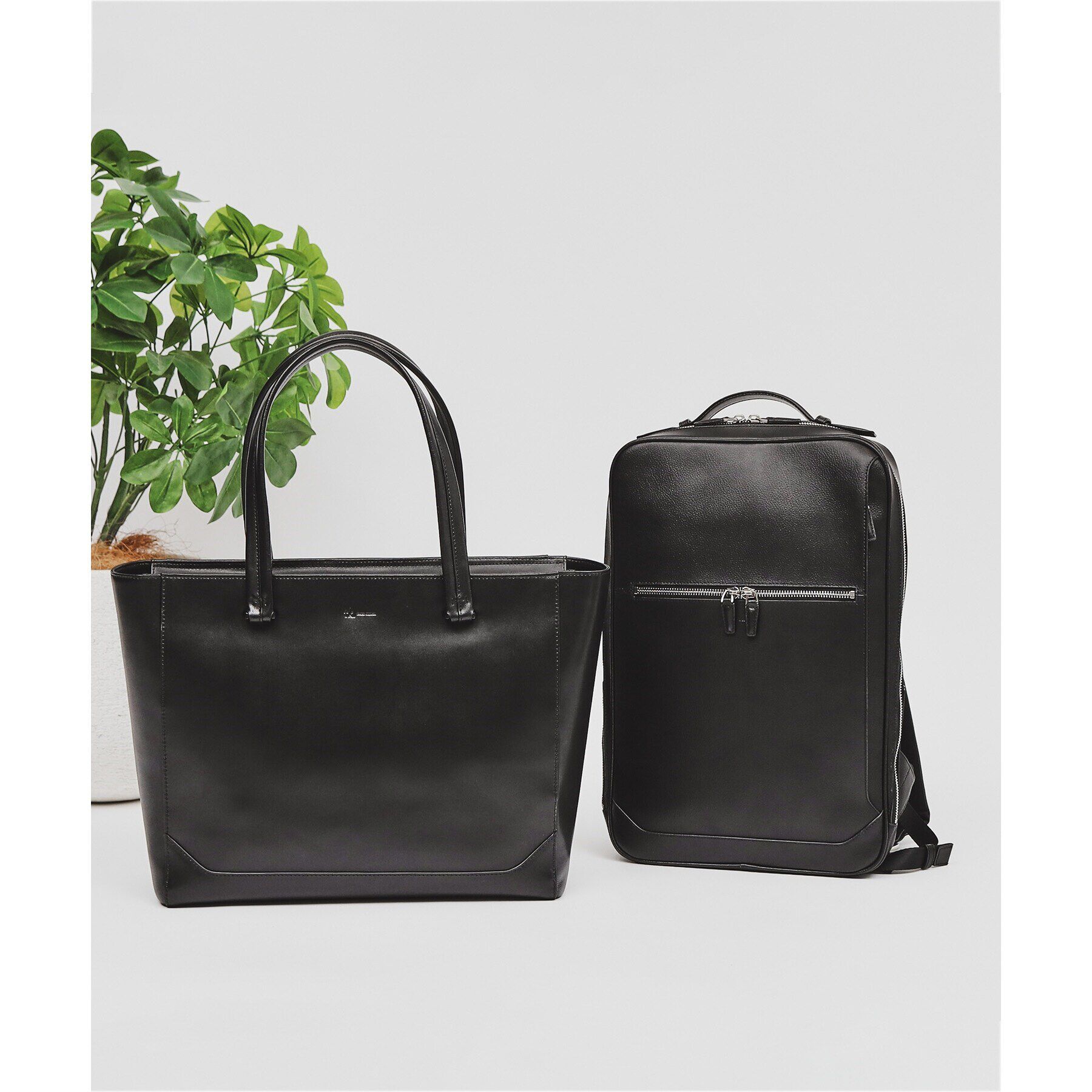 tk.TAKEO KIKUCHI「Refined Leather トートバッグ/ビジネス/A4収納可/ONOFF兼用」|トートバッグ|