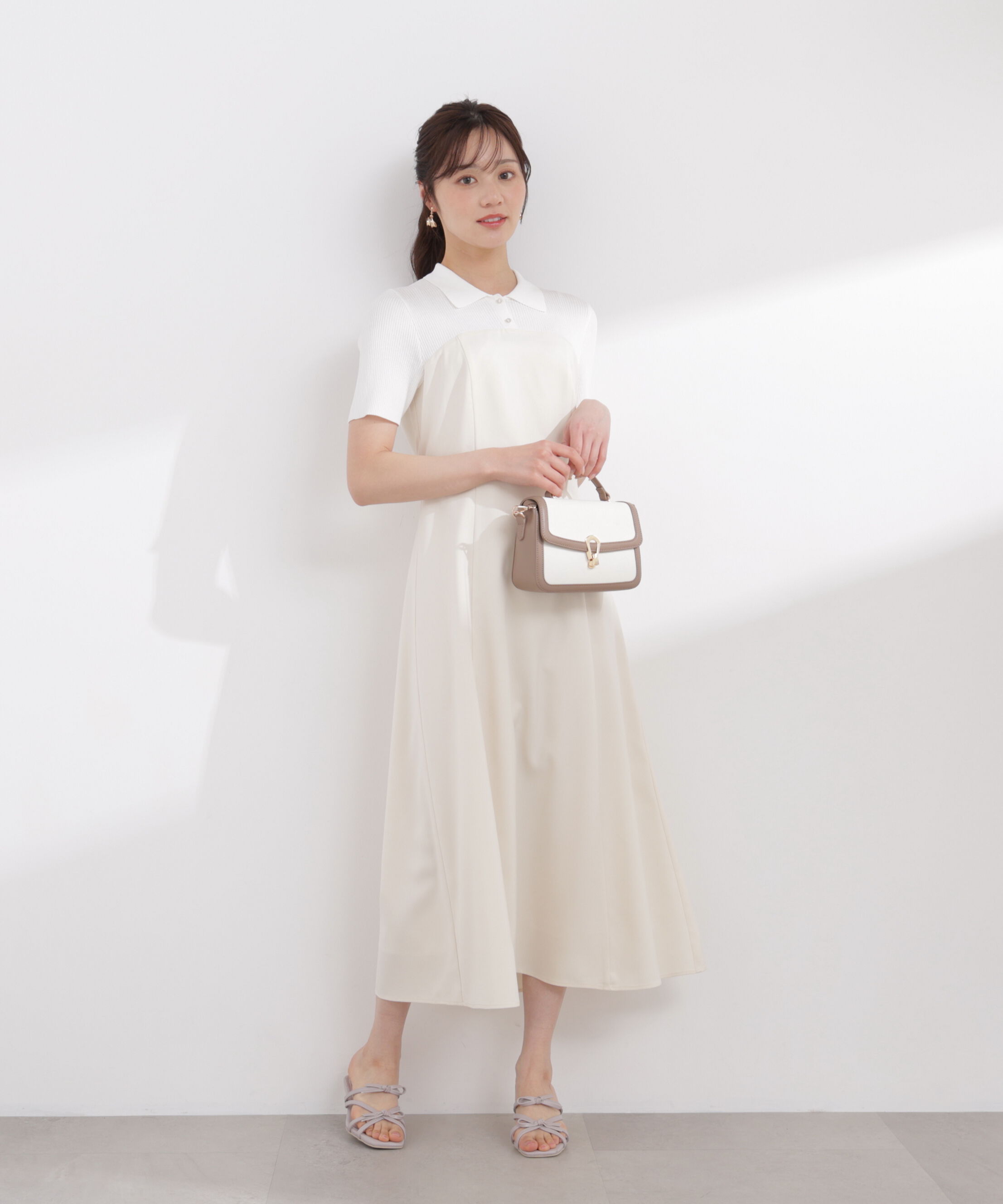 PROPORTION BODY DRESSING「ポロカラードッキングワンピース 26SS」|ワンピース|