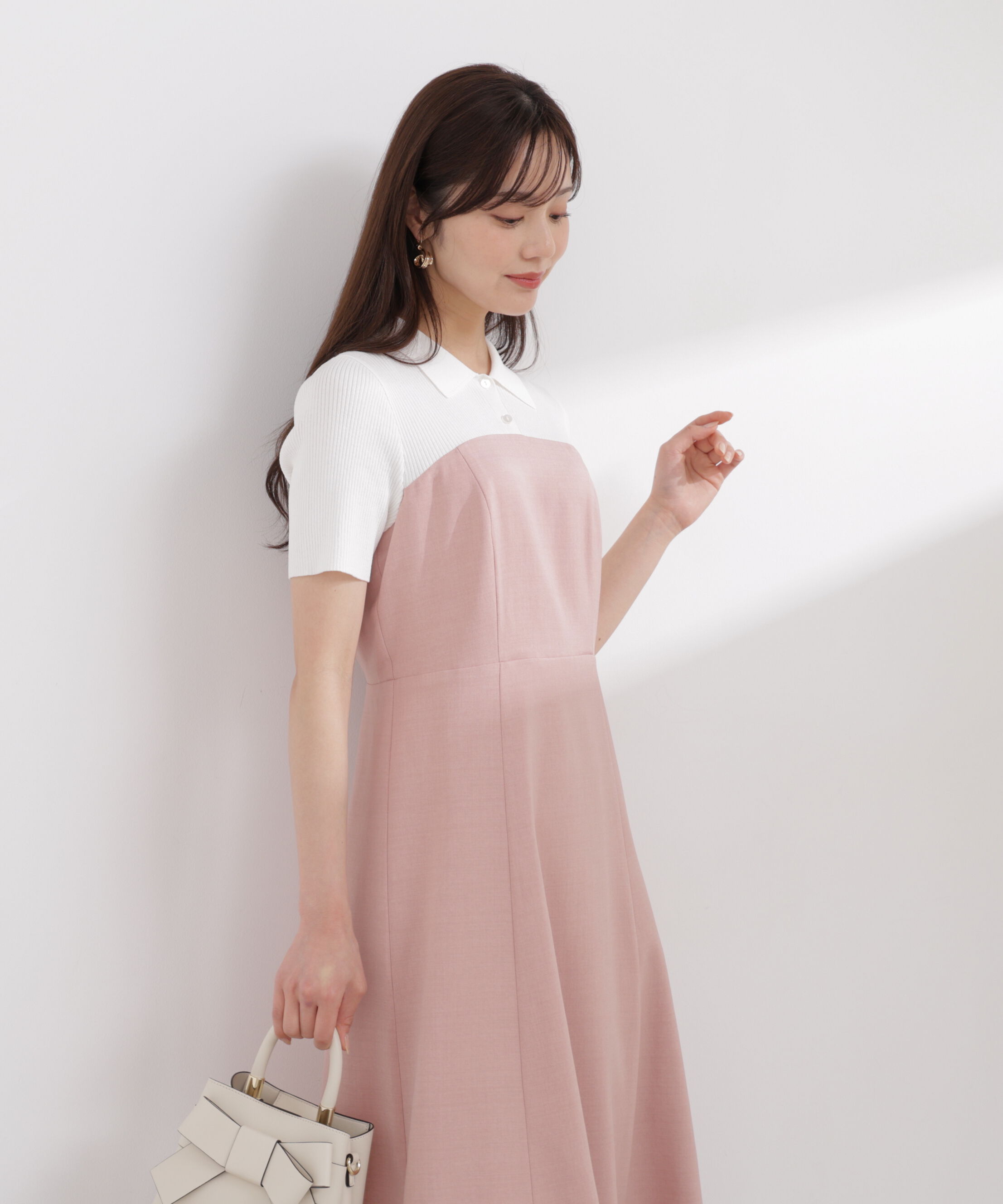 PROPORTION BODY DRESSING「ポロカラードッキングワンピース 26SS」|ワンピース|