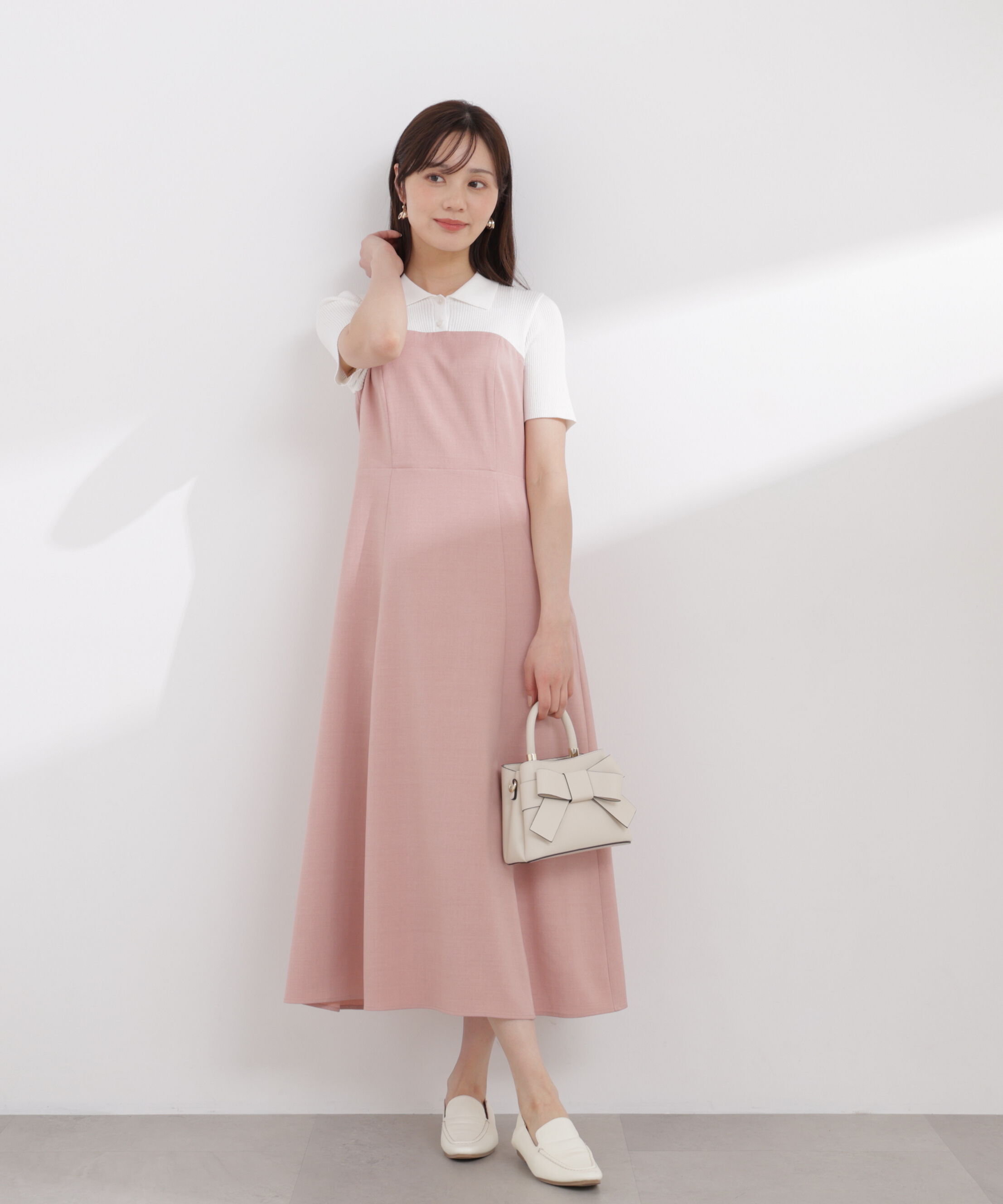 PROPORTION BODY DRESSING「ポロカラードッキングワンピース 26SS」|ワンピース|
