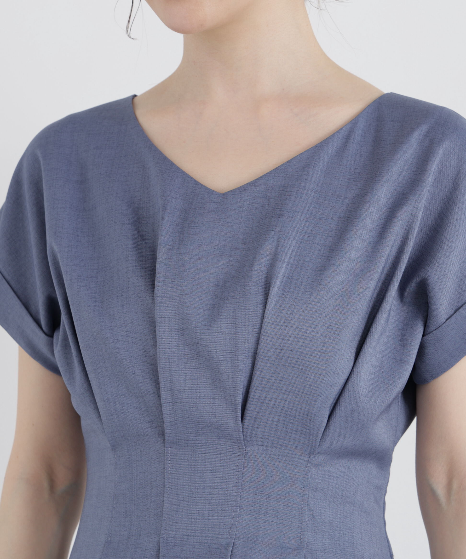 PROPORTION BODY DRESSING「ウエストタックワンピース」|ワンピース|