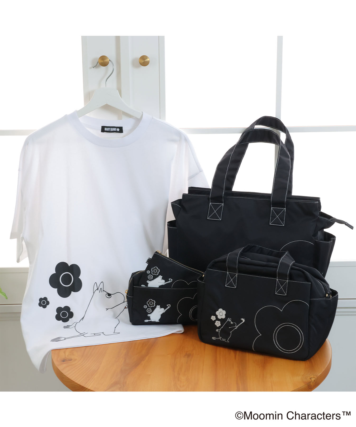 MARY QUANT「MOOMIN&times;MQペイントビッグ Tシャツ」|Tシャツ・カットソー|