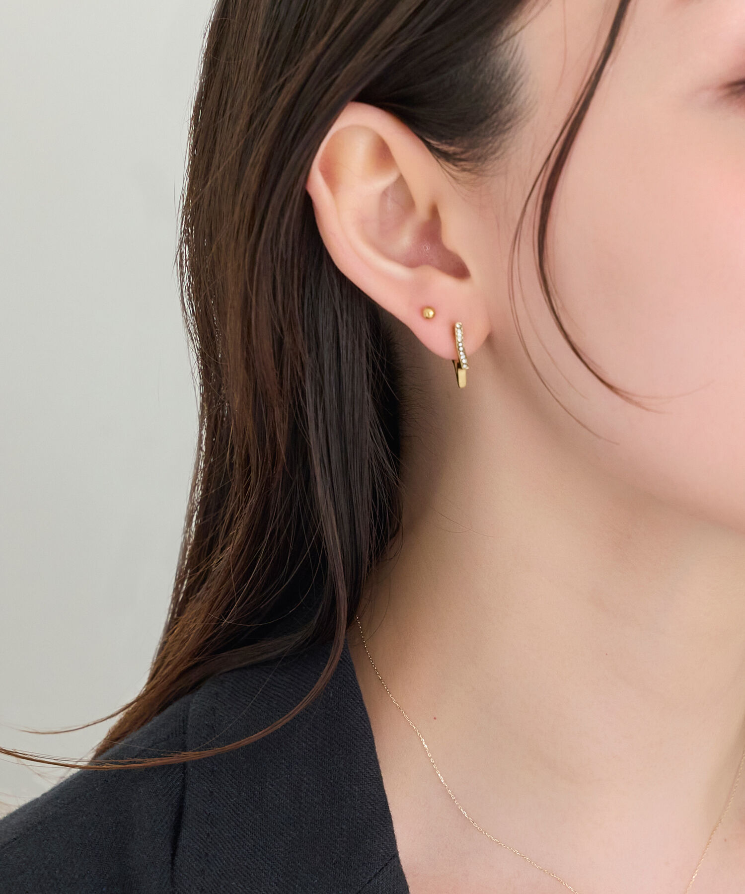Phoebe「【金属アレルギー対応】6setメタルピアス　ゴールド/サージカルステンレス」|ピアス|