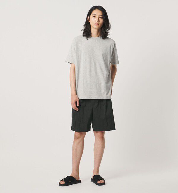 UNITED ARROWS「ワッシャーナイロン 2プリーツ サイドアジャスター ショーツ 撥水 ヨコストレッチ」|その他|