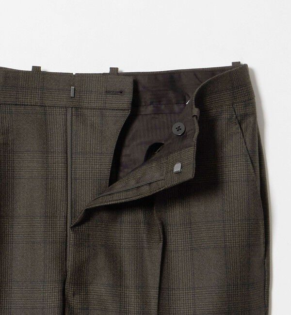 UNITED ARROWS「＜SOVEREIGN＞グレンプレイド 1プリーツ スラックス RELAX MODEL」|スーツ|