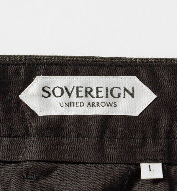 UNITED ARROWS「＜SOVEREIGN＞グレンプレイド 1プリーツ スラックス RELAX MODEL」|スーツ|