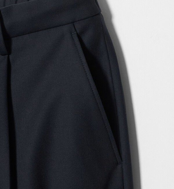 UNITED ARROWS「ツイル 1プリーツ テーパード イージー スラックス 2WAYストレッチ」|チノ|