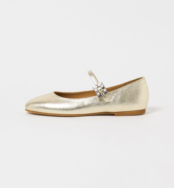 UNITED ARROWS「ビジュー メリージェーン シューズ」|その他|GOLD