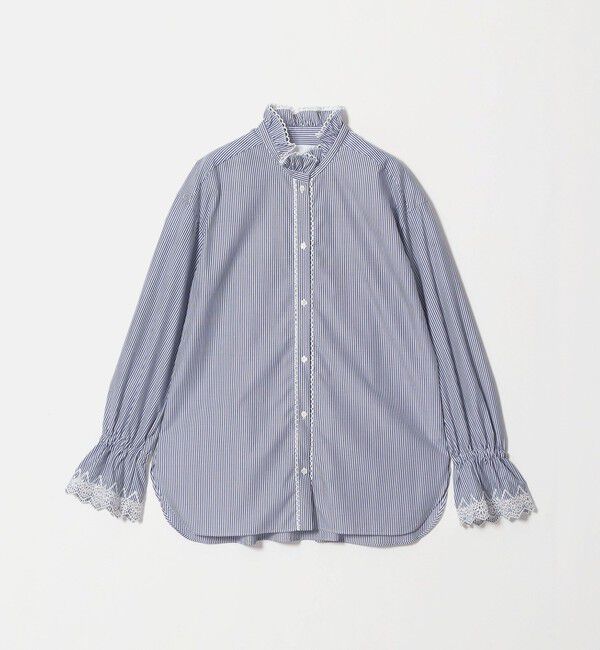 UNITED ARROWS「エンブロイダリー スタンドフリル シャツ」|シャツ・ブラウス|その他7