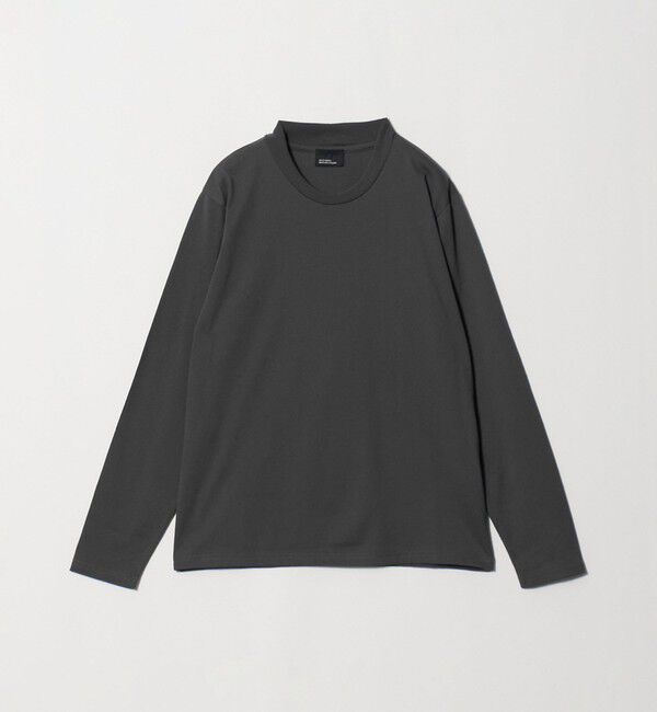 UNITED ARROWS green label relaxing「【WEB限定】JUST fit ジャケイン クルーネック 長袖 Tシャツ -吸水速乾・抗菌-」|Tシャツ・カットソー|DK.GRAY