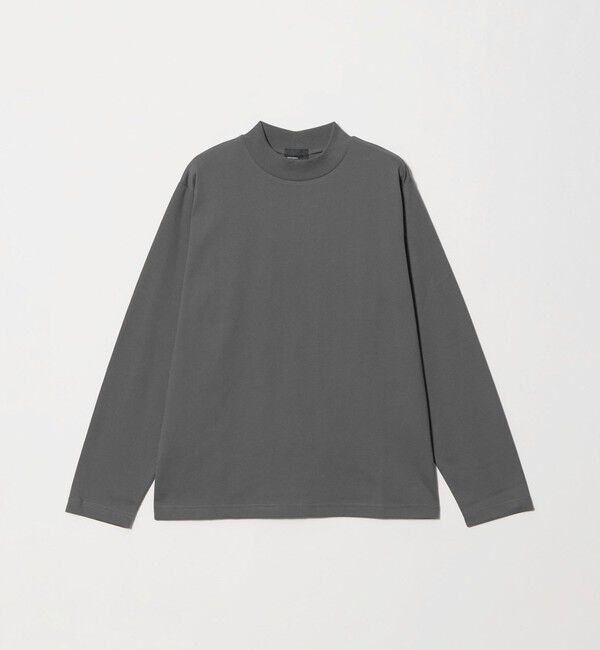 UNITED ARROWS green label relaxing「【WEB限定】JUST fit デイリーモック 長袖 Tシャツ -吸水速乾・抗菌-」|Tシャツ・カットソー|DK.GRAY