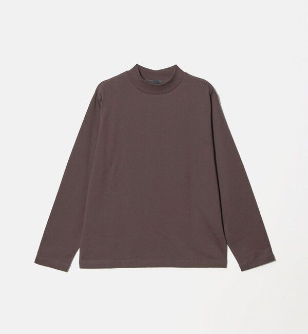 UNITED ARROWS green label relaxing「【WEB限定】JUST fit デイリーモック 長袖 Tシャツ -吸水速乾・抗菌-」|Tシャツ・カットソー|DK.BROWN