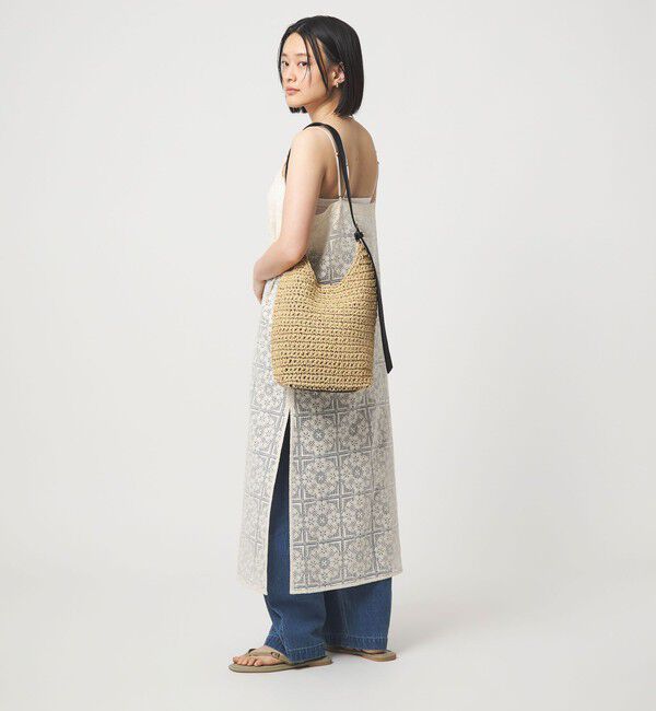 UNITED ARROWS green label relaxing「ペーパーコード ショルダーバッグ」|かごバッグ|