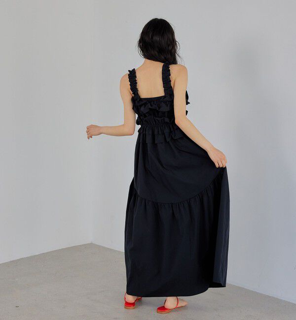 EMMEL REFINES「＜EMMEL REFINES＞EM フリル ギャザー ワンピース」|ワンピース|