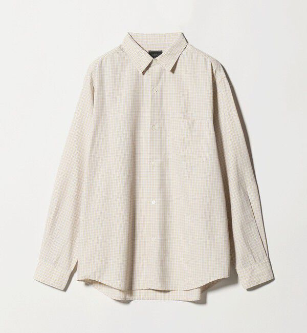 UNITED ARROWS green label relaxing「ナイロン コットン チェック ジャストルーズ 長袖 シャツ」|シャツ・ブラウス|