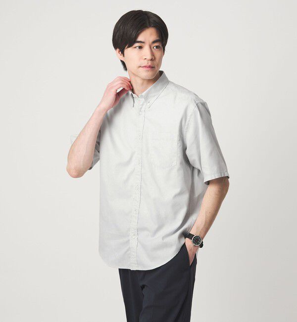 UNITED ARROWS green label relaxing「サッカー ドビー ボタンダウン 半袖 シャツ」|ポロシャツ|