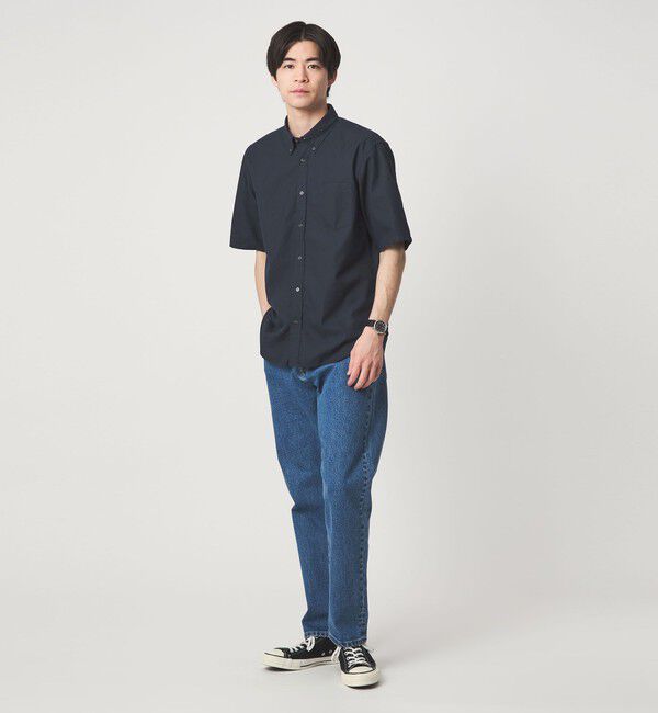 UNITED ARROWS green label relaxing「サッカー ドビー ボタンダウン 半袖 シャツ」|ポロシャツ|
