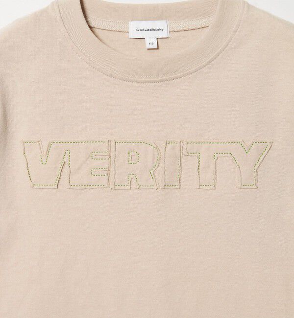 UNITED ARROWS green label relaxing「ロゴ アップリケ Tシャツ / キッズ 140cm-160cm」|Tシャツ・カットソー|