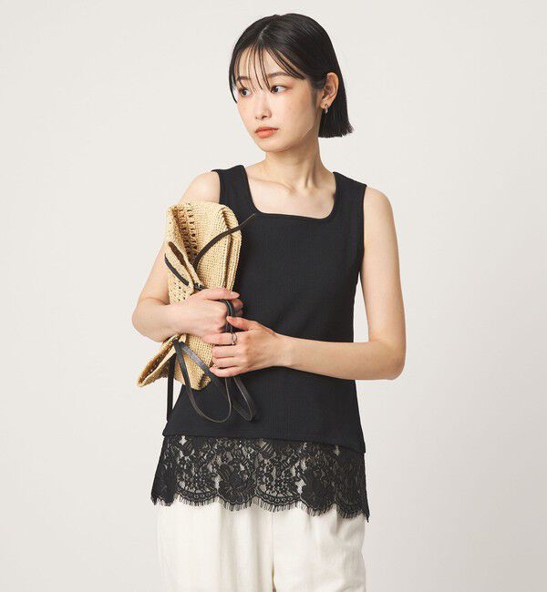 UNITED ARROWS green label relaxing「スソ レース タンクトップ」|タンクトップ|