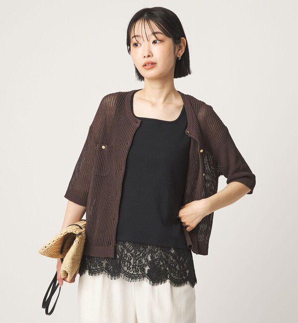 UNITED ARROWS green label relaxing「スソ レース タンクトップ」|タンクトップ|