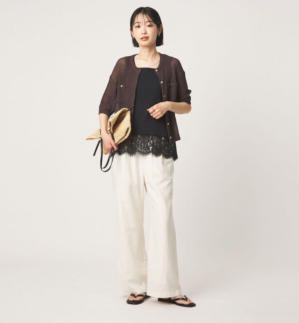 UNITED ARROWS green label relaxing「スソ レース タンクトップ」|タンクトップ|