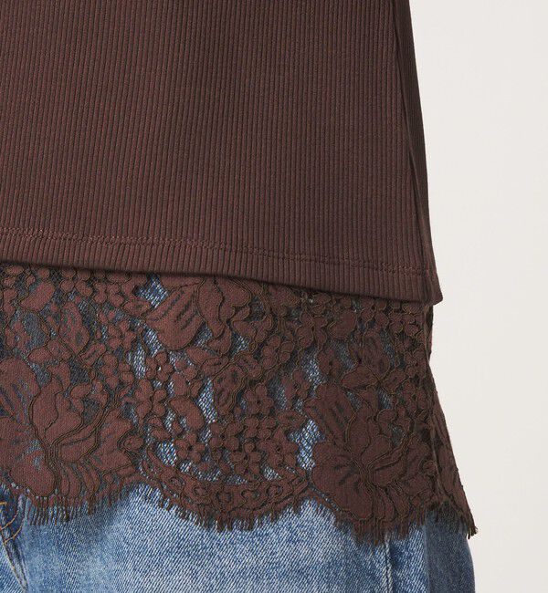 UNITED ARROWS green label relaxing「スソ レース タンクトップ」|タンクトップ|