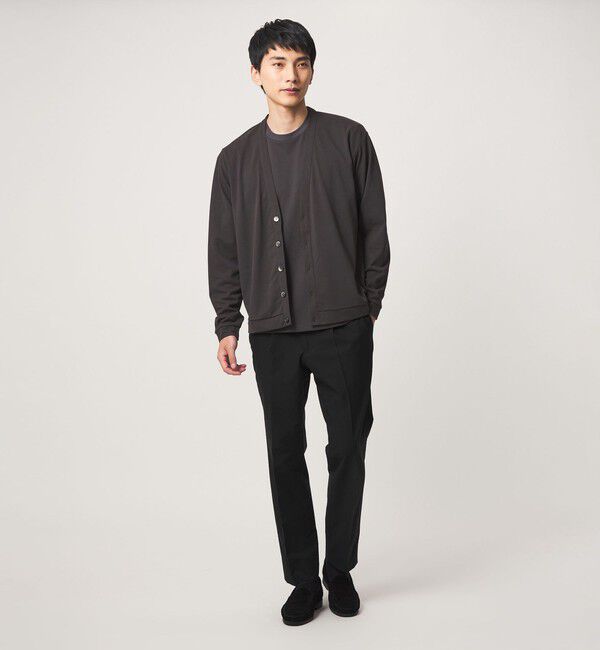 UNITED ARROWS green label relaxing「A+ air ポリエステル ミニ チェック 1プリーツ スラックス」|スラックス|