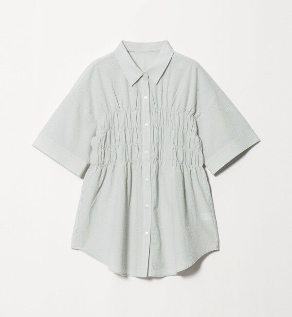UNITED ARROWS green label relaxing「シャーリング ブラウス」|シャツ・ブラウス|