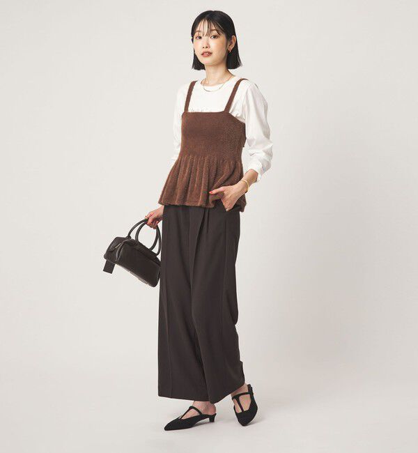 UNITED ARROWS green label relaxing「フラッフフェザー ニット キャミソール」|キャミソール|