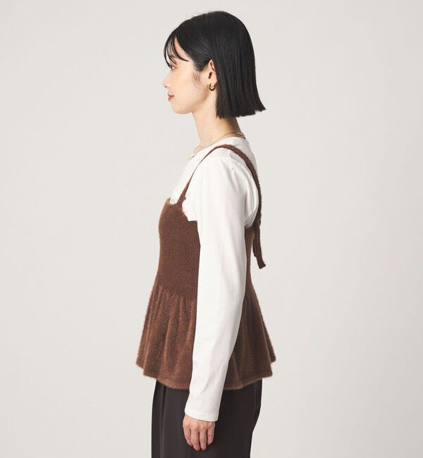 UNITED ARROWS green label relaxing「フラッフフェザー ニット キャミソール」|キャミソール|