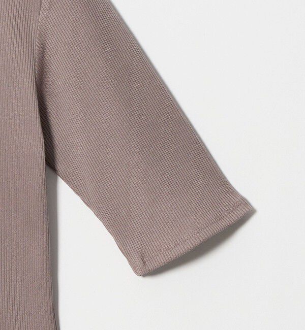 UNITED ARROWS green label relaxing「ブライトリブ 2WAY 5分袖 プルオーバー カットソー」|Tシャツ・カットソー|