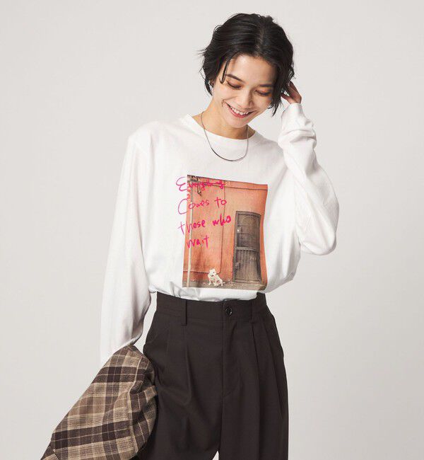 UNITED ARROWS green label relaxing「【別注】＜Various Timeless Arts＞プリント ロングスリーブTシャツ」|Tシャツ・カットソー|