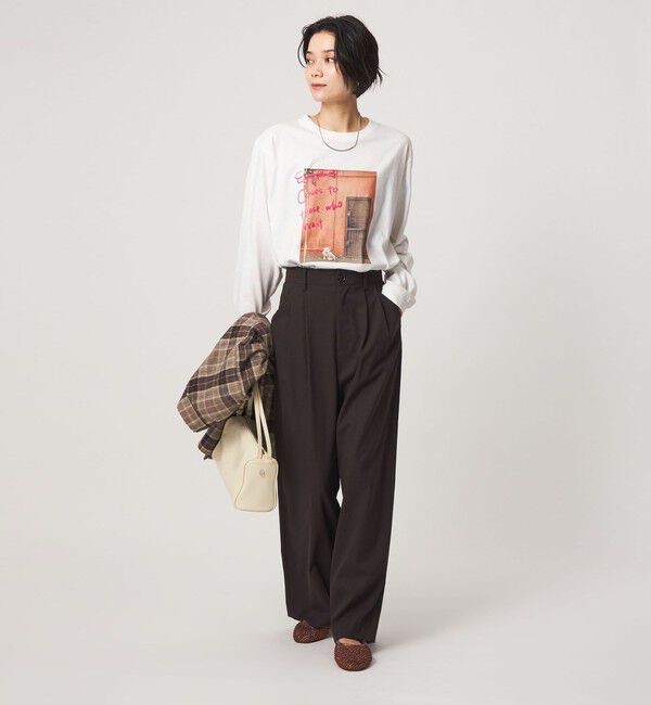 UNITED ARROWS green label relaxing「【別注】＜Various Timeless Arts＞プリント ロングスリーブTシャツ」|Tシャツ・カットソー|