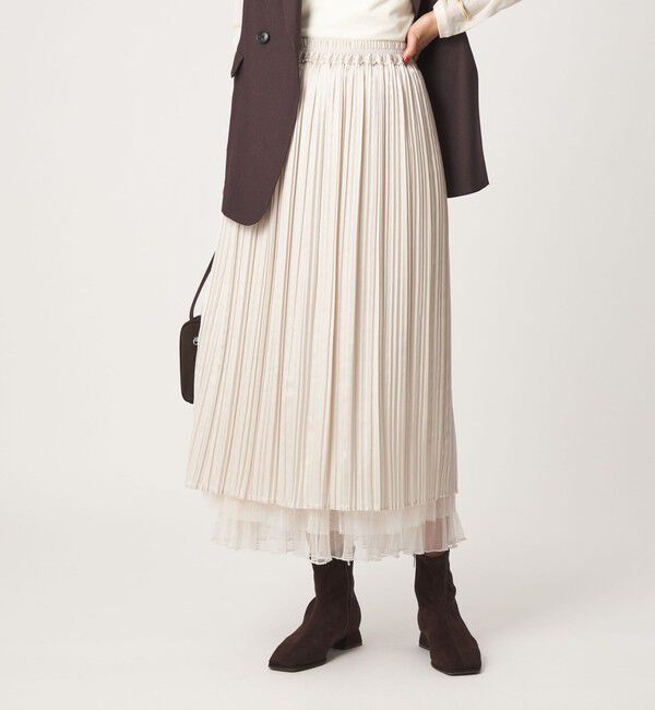 UNITED ARROWS green label relaxing「［size SHORT/TALLあり］2WAY チュール スカート」|スカート|