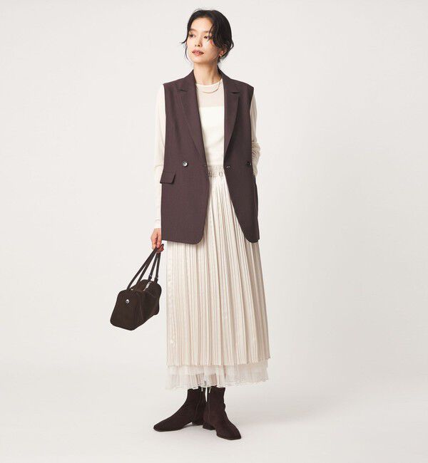 UNITED ARROWS green label relaxing「［size SHORT/TALLあり］2WAY チュール スカート」|スカート|