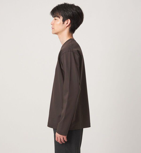 UNITED ARROWS green label relaxing「オーガニック コットン ポンチ クルーネック 長袖 Tシャツ」|Tシャツ・カットソー|