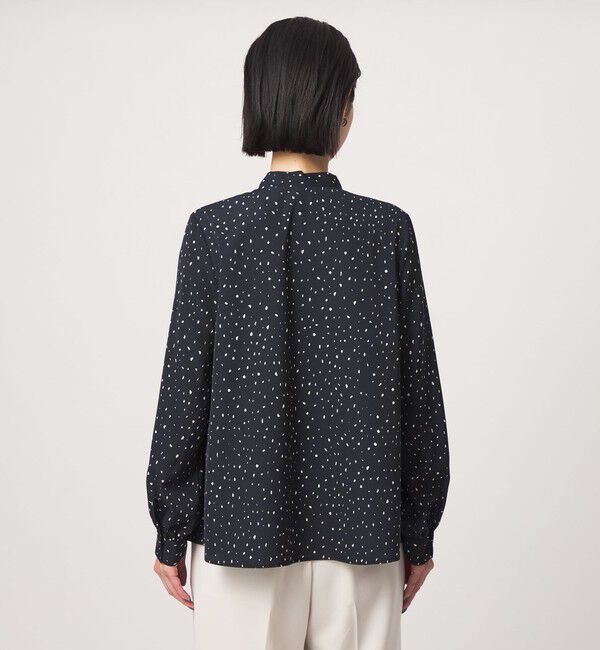 UNITED ARROWS green label relaxing「ボータイ ロングスリーブ ブラウス マシンウォッシャブル」|シャツ・ブラウス|
