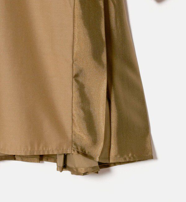 UNITED ARROWS green label relaxing「プリーツ ドッキング ショートスリーブ シャツ」|シャツ・ブラウス|