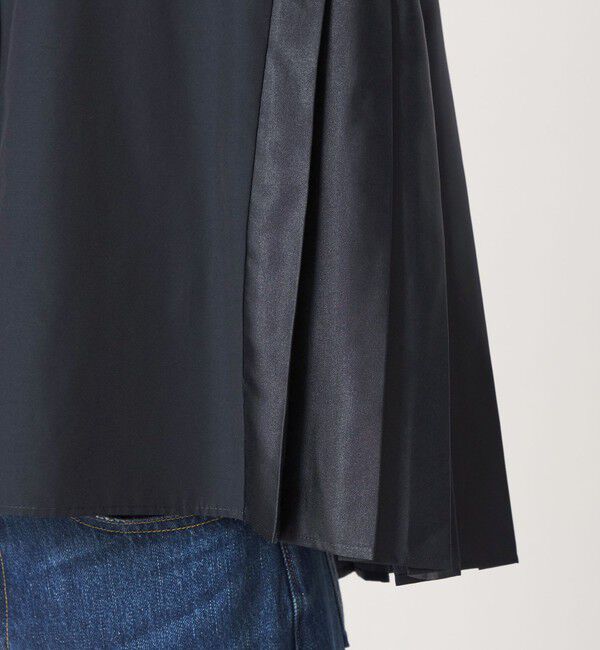 UNITED ARROWS green label relaxing「プリーツ ドッキング ショートスリーブ シャツ」|シャツ・ブラウス|