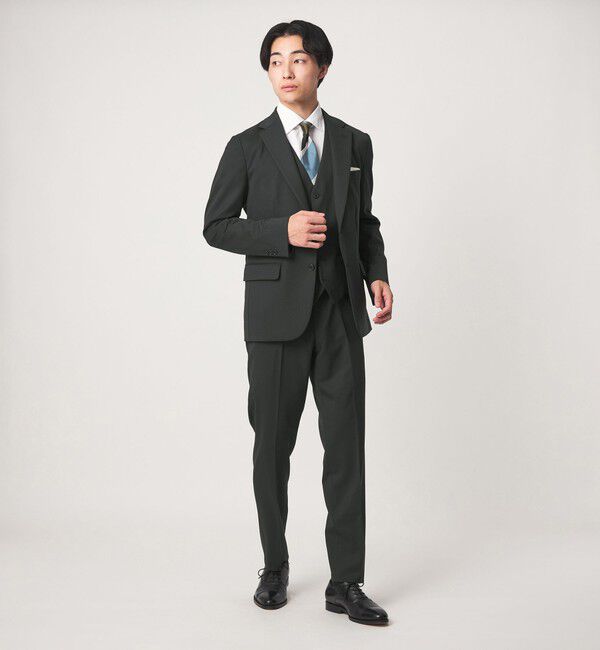 UNITED ARROWS green label relaxing「A+ TWPU サージ スリム アジャスター NP スラックス セットアップパンツ -ストレッチ-」|スラックス|