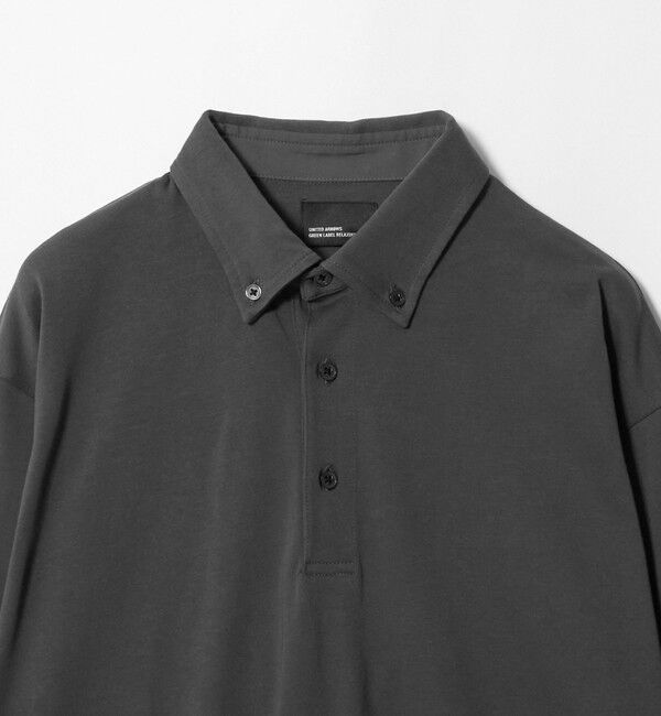 UNITED ARROWS green label relaxing「【WEB限定】JUST fit デイリー ドライ ボタンダウン 長袖 ポロシャツ -吸水速乾・抗菌-」|ポロシャツ|