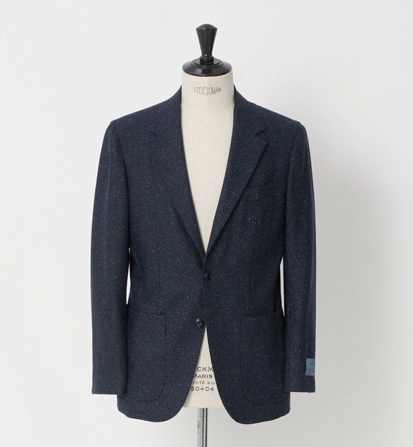 UNITED ARROWS green label relaxing「GUABELLO ネップ ドビー 2B RG ジャケット」|テーラードジャケット|NAVY