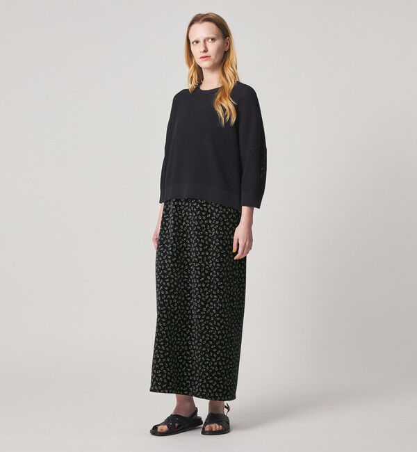 STEVEN ALAN「＜Steven Alan＞フラワー ベロア ワンピース」|ワンピース|