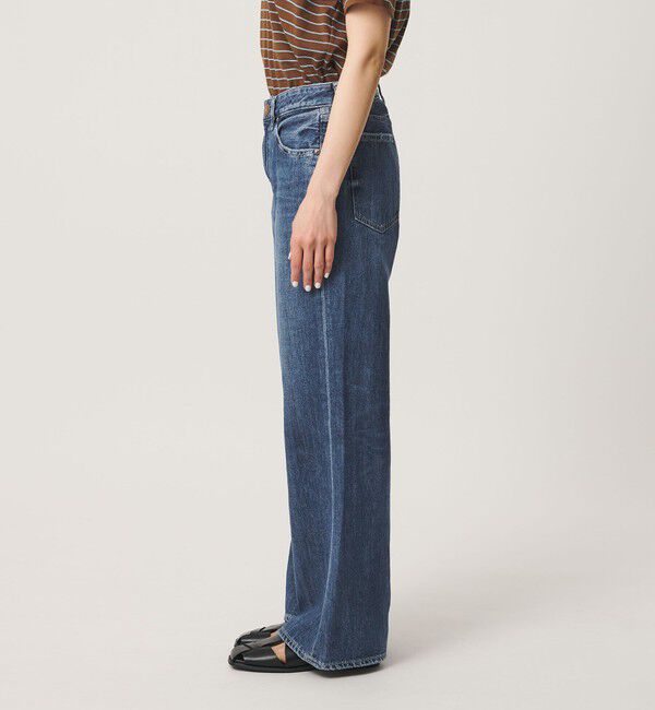 BEAUTY&YOUTH UNITED ARROWS「＜RED CARD＞Twilightフレア デニムパンツ/コバルト」|デニム|