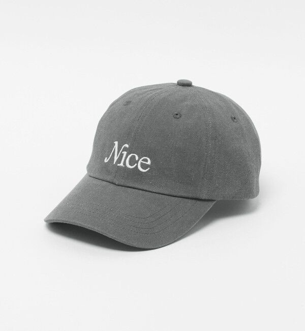 NICE WEATHER「＜NICE WEATHER＞SIGNATURE キャップ 2」|キャップ・キャスケット|MD.GRAY