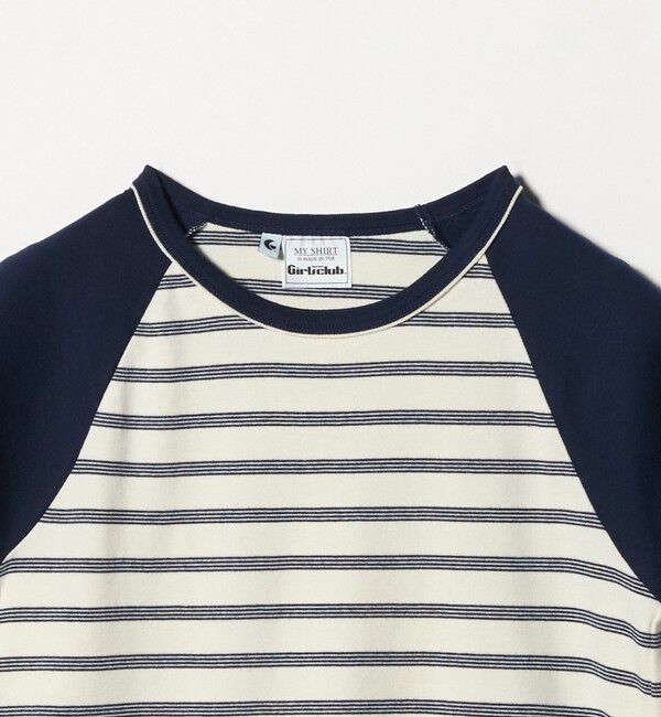 BEAUTY&YOUTH UNITED ARROWS「＜Girls Department Club＞ボーダー ダブルバインダー Tシャツ」|Tシャツ・カットソー|