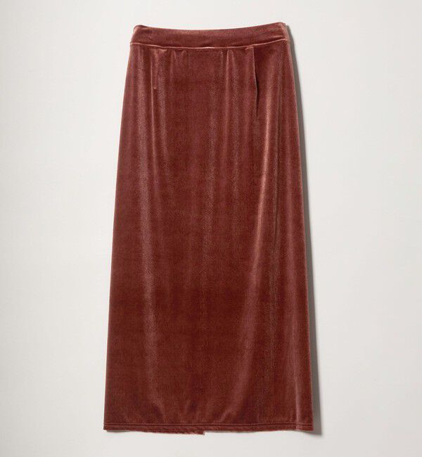 STEVEN ALAN「＜Steven Alan＞ベロア ストレート ロング スカート」|スカート|