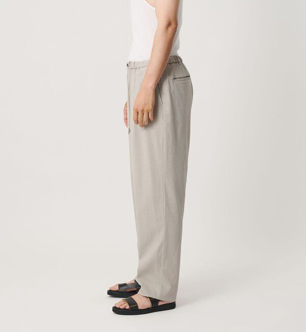 BEAUTY&YOUTH UNITED ARROWS「フラックス オックス バルーン イージー パンツ NO.9 ヨコストレッチ 吸水速乾 透け防止」|チノ|