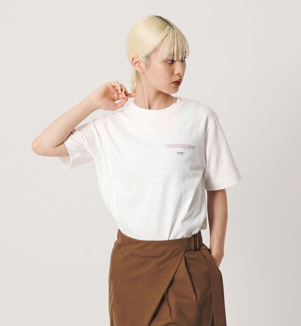 BEAUTY&YOUTH UNITED ARROWS「＜Americana＞ロゴ プリント Tシャツ」|Tシャツ・カットソー|