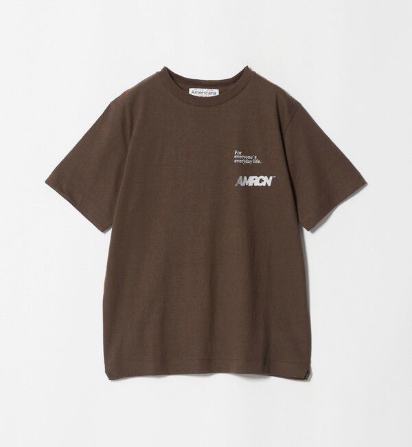 BEAUTY&YOUTH UNITED ARROWS「＜Americana＞ロゴ プリント Tシャツ」|Tシャツ・カットソー|